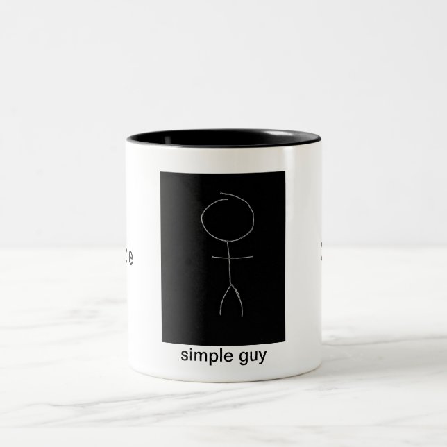 simple guy mug (Center)