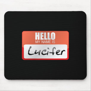 Simple Halloween Costume Devil Worship My Name Is Mouse Pad