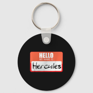 Simple Halloween Costume Idea _ Name Is Hercules Key Ring