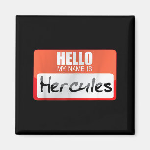 Simple Halloween Costume Idea _ Name Is Hercules Magnet