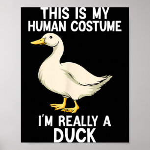 Simple Halloween Costumes for Men Women - Funny Poster