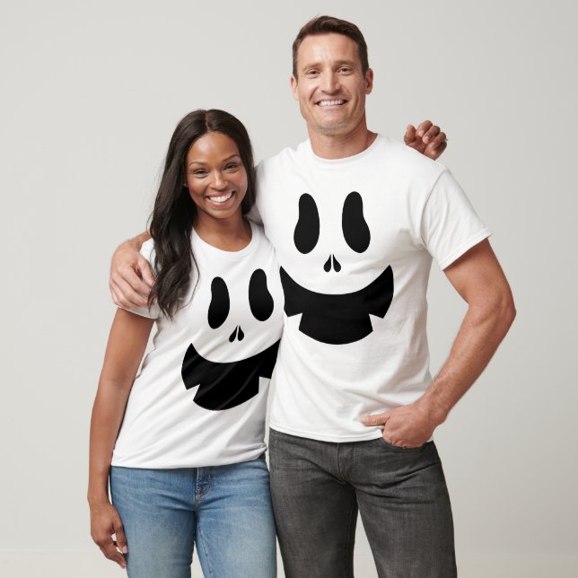 Simple Halloween jack-o-lantern pumpkin face T-Shirt (Unisex)