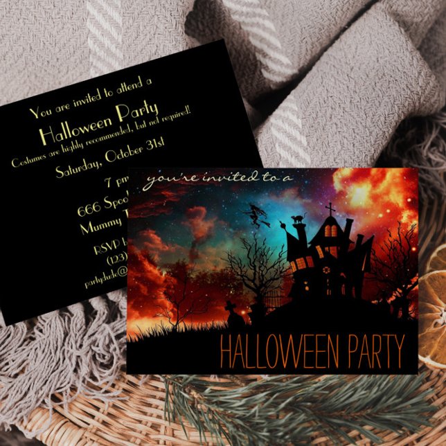 Simple Halloween Party Child or Adult Invitations (Creator Uploaded)