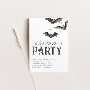 Simple Halloween Party Invitation