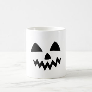 Simple Halloween Pumpkin face ghost scary Party Coffee Mug