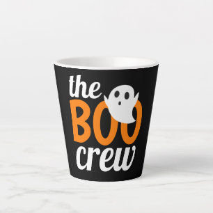 Simple Halloween The Boo Crew Spooky Ghost Latte Mug