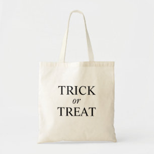 SIMPLE HALLOWEEN TRICK OR TREAT TOTE BAG CLASSIC