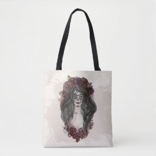Simple Hand-drawn Dia de los Muertos   Tote Bag