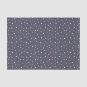 Simple Hand-drawn Scattered Holiday Stars Tissue Paper