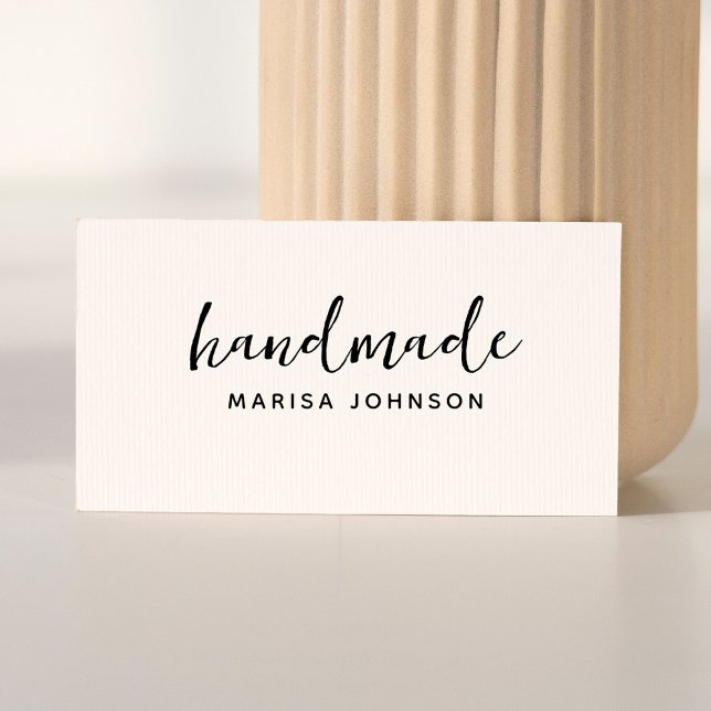 Simple Handmade Handwritten Custom Business Rubber Stamp (Creator Uploaded)