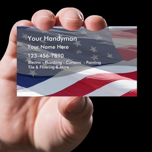 Simple Handyman Business Card (Creator Uploaded)