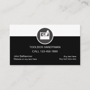 Simple Handyman Business Cards