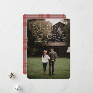 Simple Happy Holiday Card