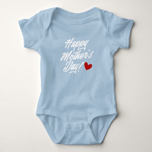 Simple Happy Mother's Day Calligraphy | Bodysuit (Front)