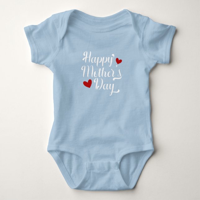 Simple Happy Mother's Day Calligraphy | Bodysuit (Front)