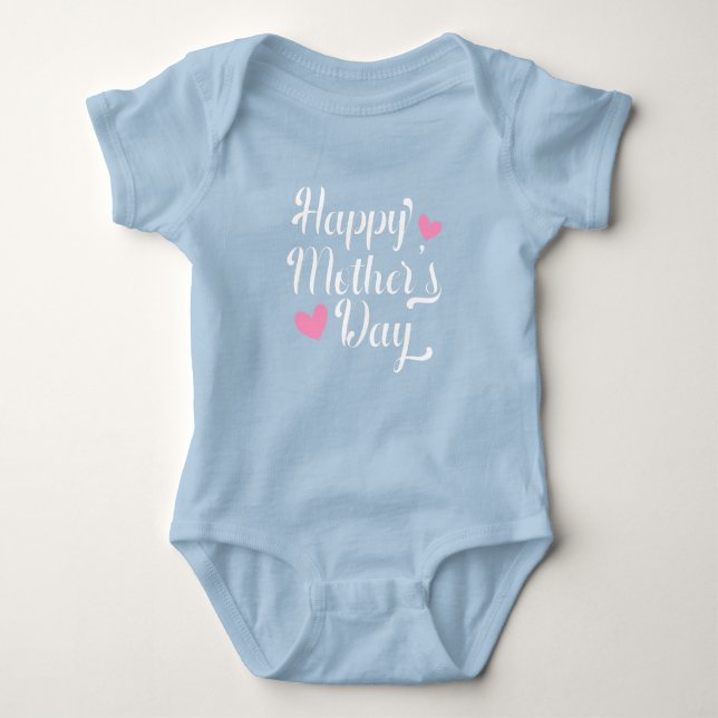 Simple Happy Mother's Day Calligraphy | Bodysuit (Front)