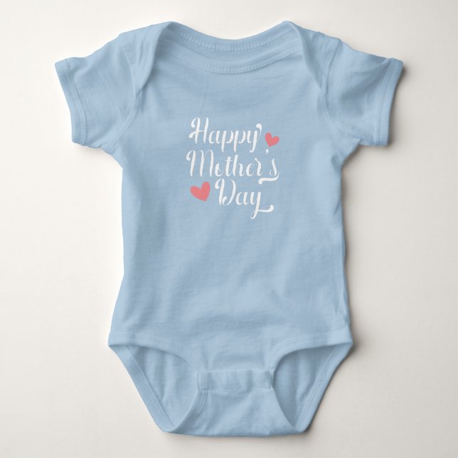 Simple Happy Mother's Day Calligraphy | Bodysuit (Front)