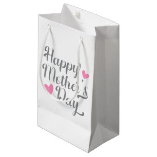 Simple Happy Mother's Day Calligraphy   Gift Bag