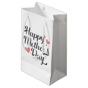 Simple Happy Mother's Day Calligraphy   Gift Bag