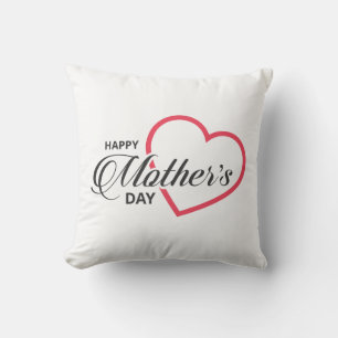 Simple Happy Mother's Day   Throw Pillow