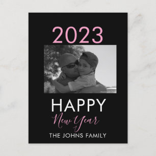 Simple Happy New Years 2023 Photo Postcard