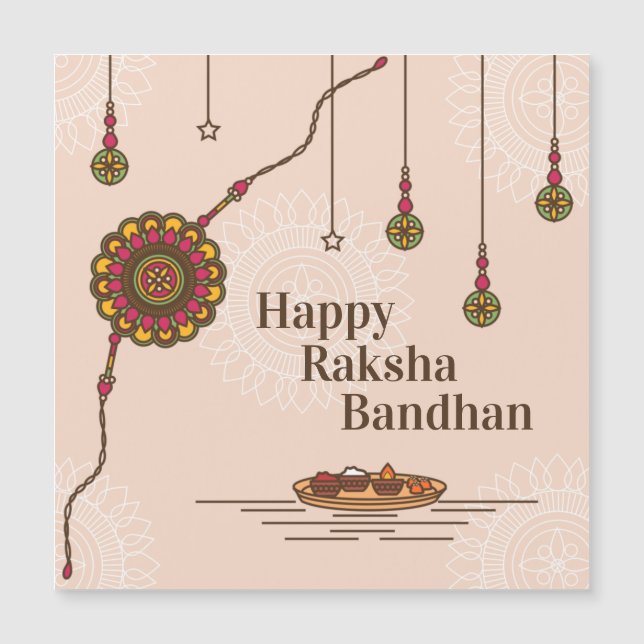 Simple Happy Raksha Bandhan (Front)
