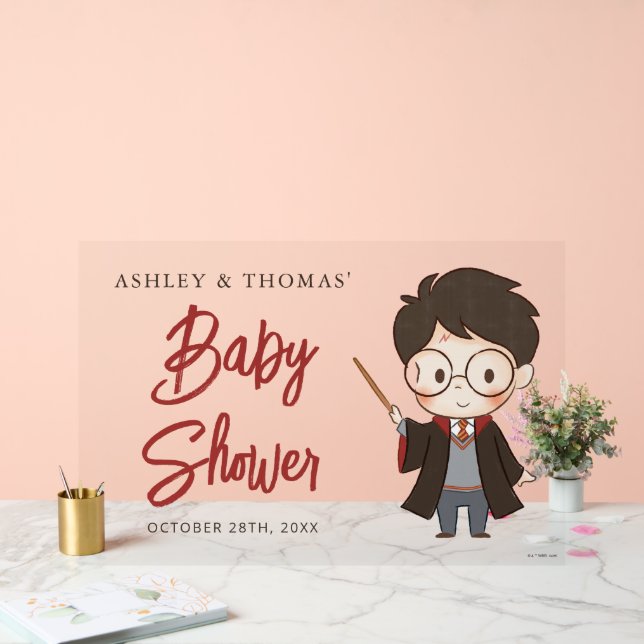 Simple Harry Potter Baby Shower Acrylic Sign (Wedding)