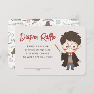 Simple Harry Potter Baby Shower Enclosure Card