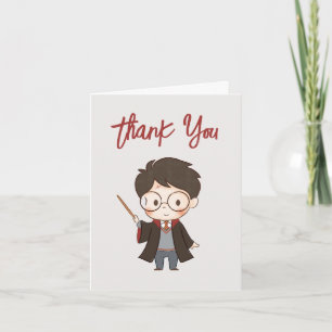 Simple Harry Potter Baby Shower Thank You Card
