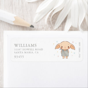 Simple Harry Potter - Dobby Baby Shower Return Address Label