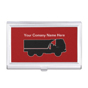 Simple Hauling Dumpster Business Card Case