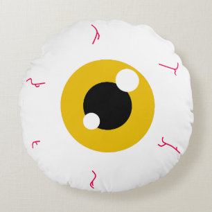 Simple Hazel Eyeball Round Cushion