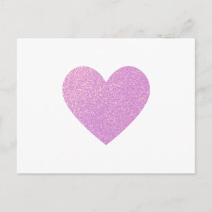 Simple Heart Colour Gradient Ombre Texture Texture Postcard