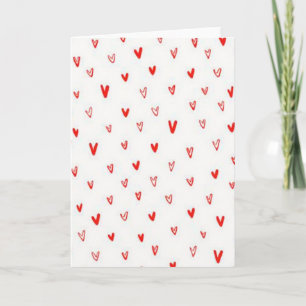 Simple Heart Doodles Card