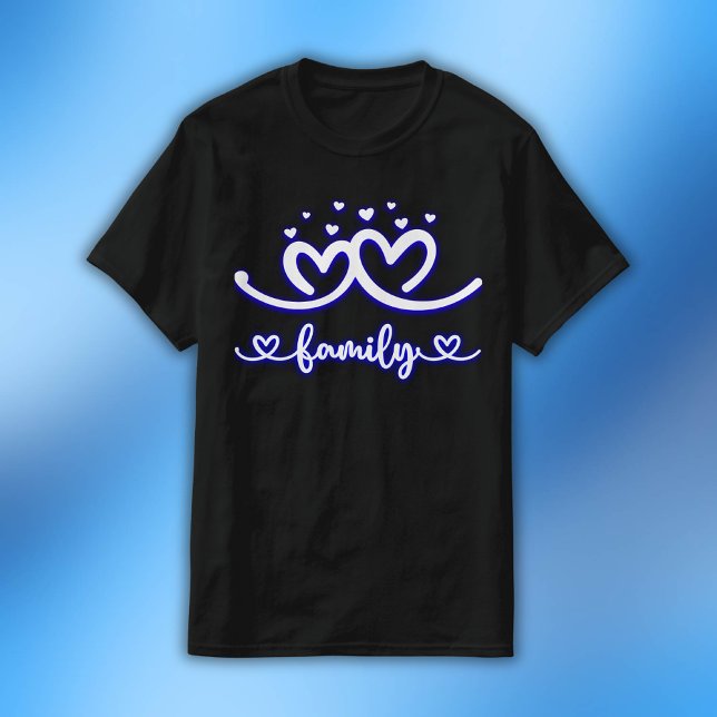 Simple Heart Family in Blue | Men's Value T-Shirt (Creator Uploaded)