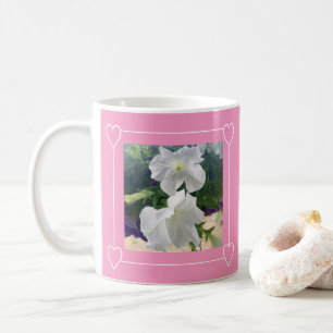 Simple Heart Frame Add Photo Valentine's Day Coffee Mug
