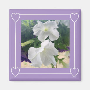 Simple Heart Frame Add Photo Valentine's Day Magnet