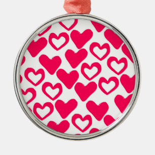 Simple Hearts 2014 Metal Tree Decoration