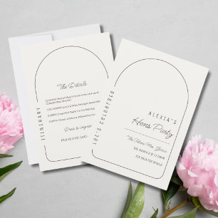 Simple Hens Party Invitation Itinerary Template