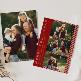 Simple Holiday Card with Photos