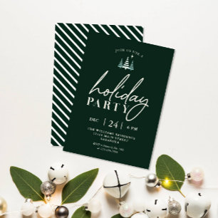 Simple Holiday Christmas Party Invitation Dk Green