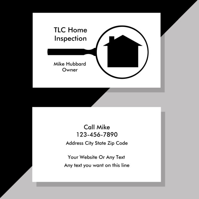 Simple Home Inspection Business Card (Creator Uploaded)