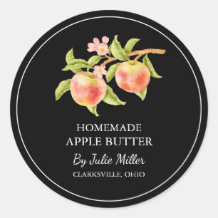 Simple Homemade Apple Butter Label