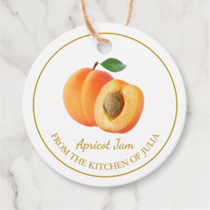 Simple Homemade Apricot Jam Hang Tag