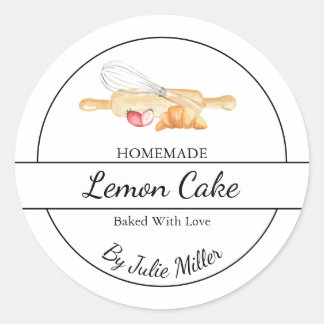 Simple Homemade Baking Label