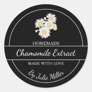 Simple Homemade Chamomile Extract Label