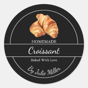 Simple Homemade Croissant Label