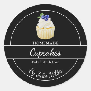 Simple Homemade Cupcakes Label