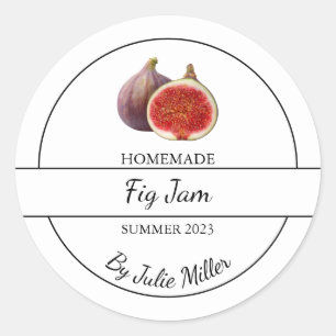 Simple Homemade Fig Jam Label