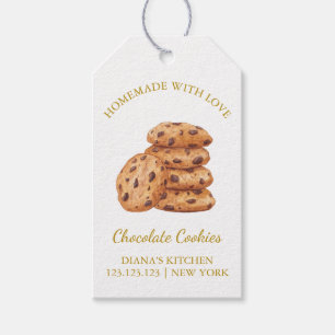 Simple Homemade Fresh Cookies Hang Tag White